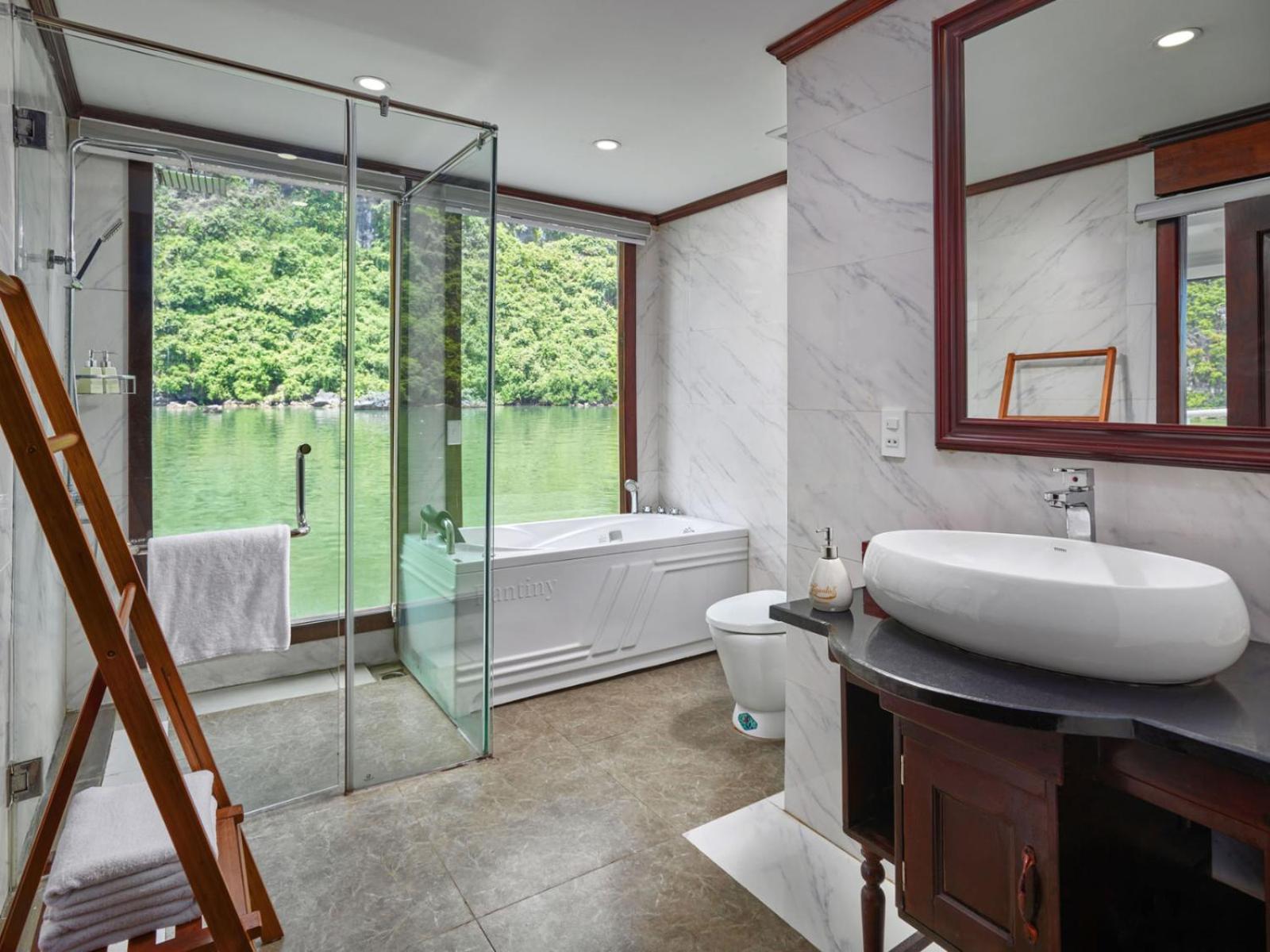 Lotus Boutique Cruise Hotel Hạ Long-öböl Kültér fotó