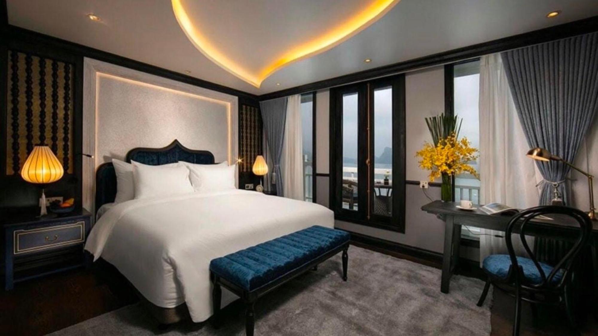 Lotus Boutique Cruise Hotel Hạ Long-öböl Kültér fotó