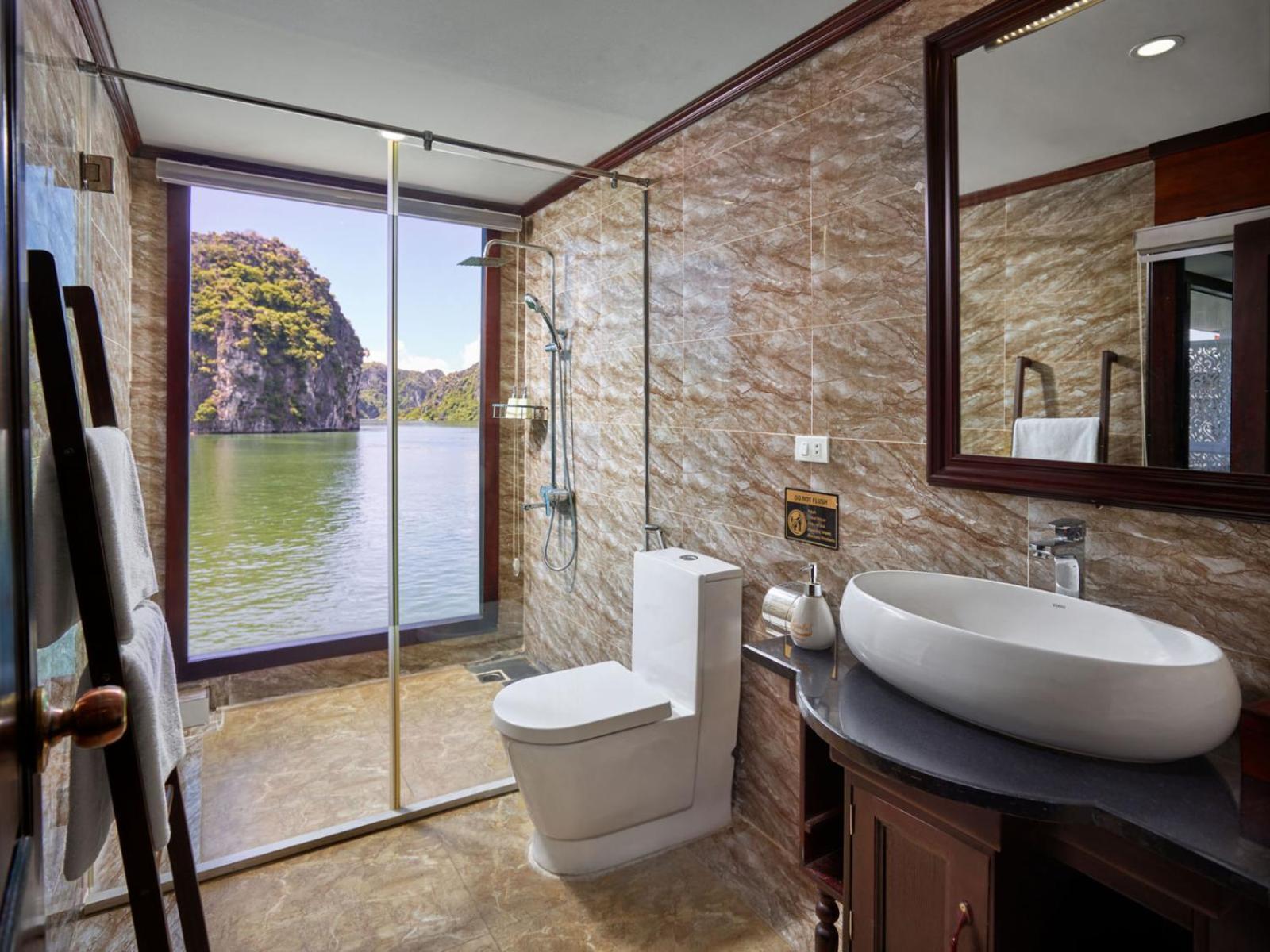 Lotus Boutique Cruise Hotel Hạ Long-öböl Kültér fotó